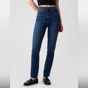Gap High Rise Vintage Slim Jeans in Dark Indigo